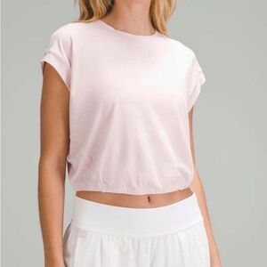 Lululemon Athletica Light Pink Crop Top